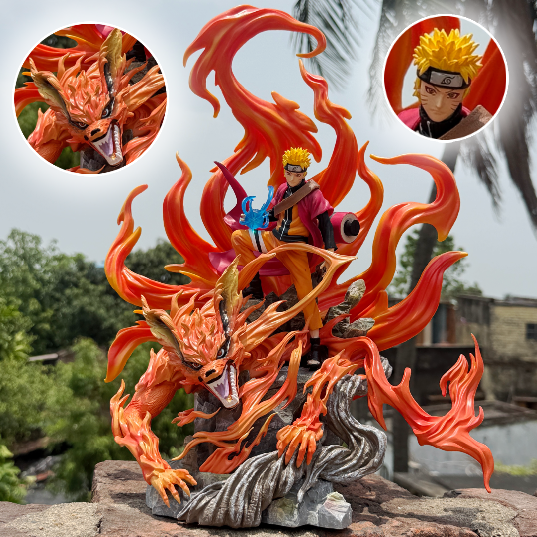 Naruto Uzumaki Sage Mode & Kurama Nine-Tails Link Figure
