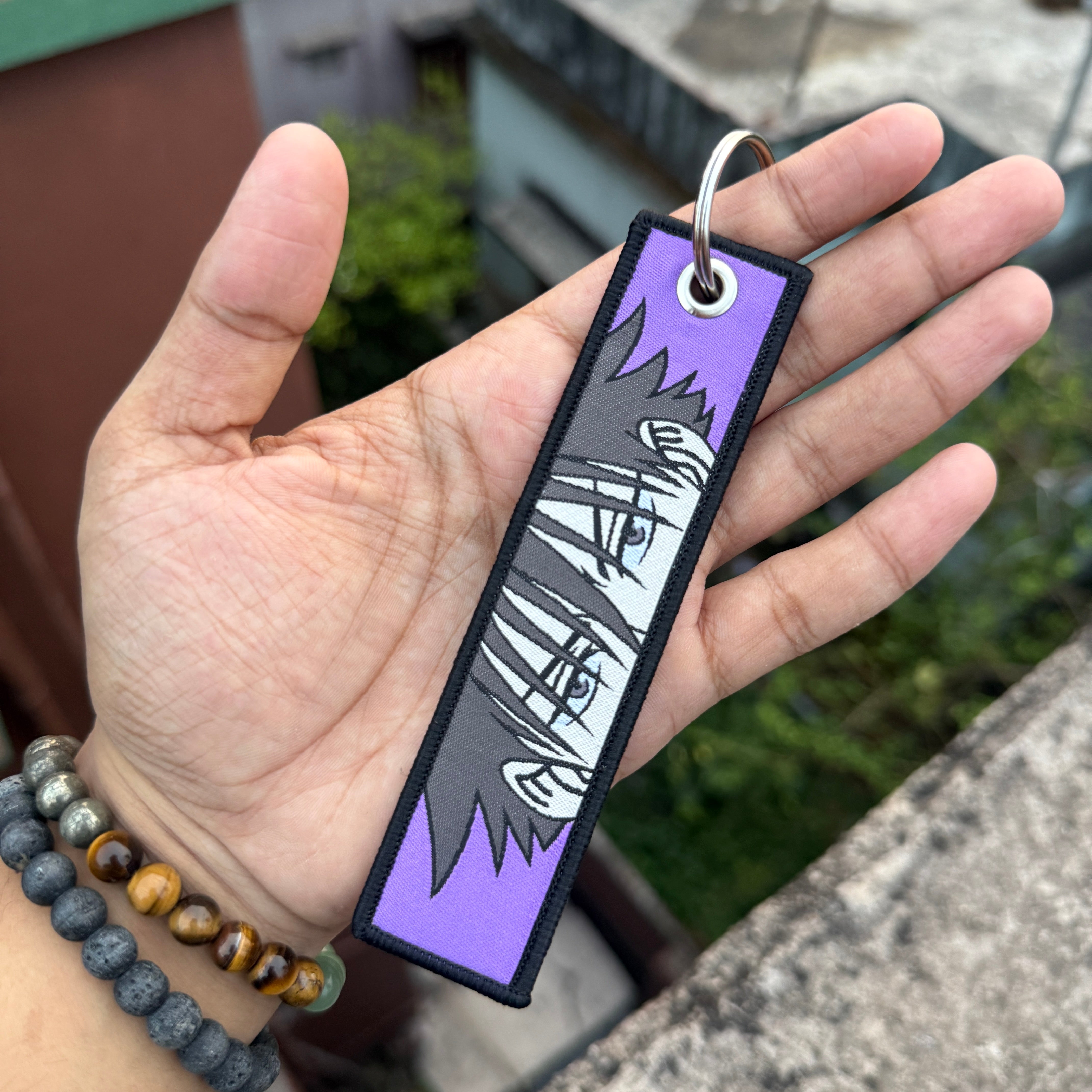 Jujutsu Kaisen Megumi Fushiguro Embroidered Fabric Keychain
