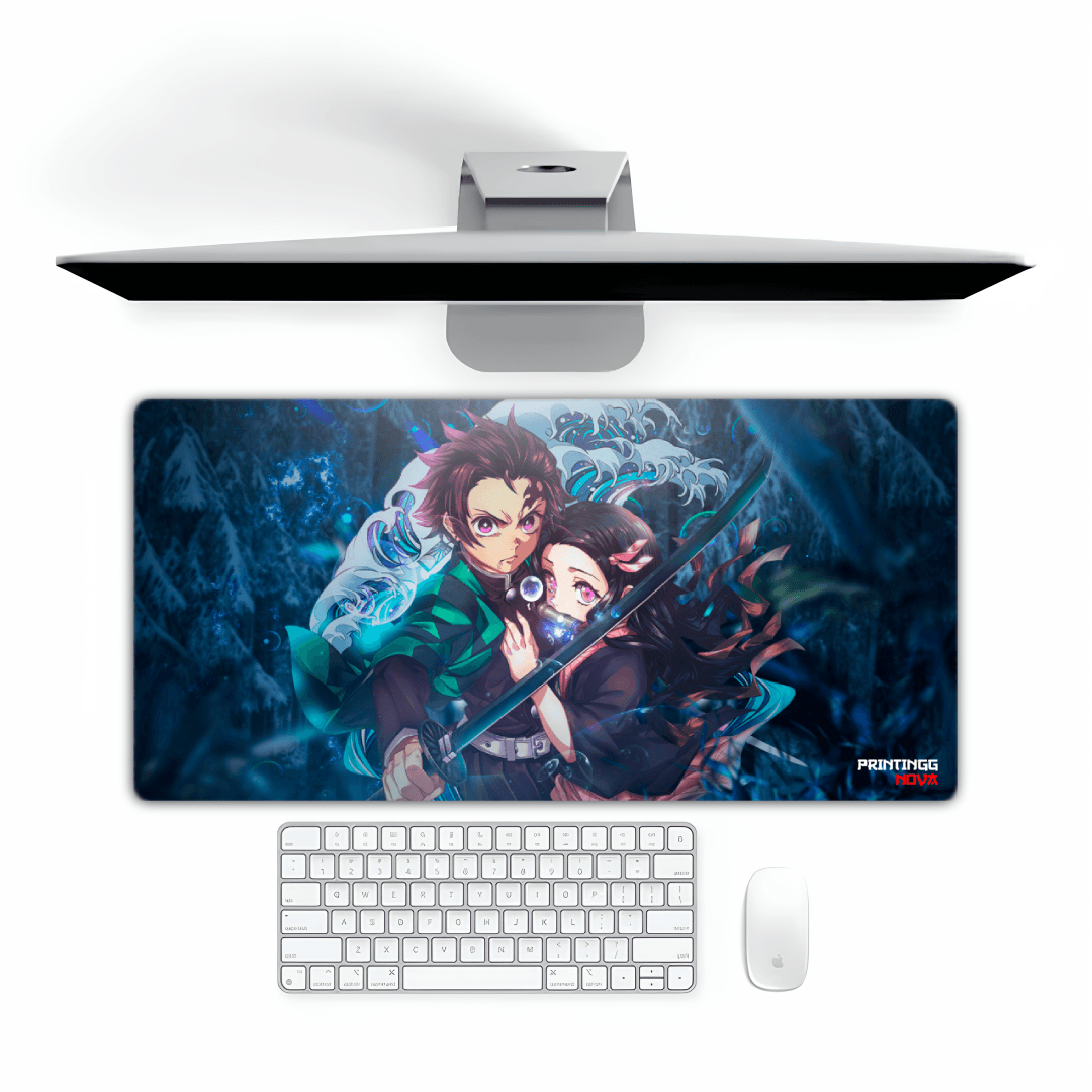 Demon Slayer Anime Desk Mat Extra Large (23x11x3) Printed Anime Deskmat || DEMON SLAYER