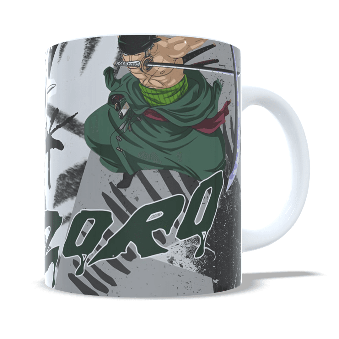 Zoro One Pice Anime Printed Coffee Mug (300 ml) || ONE PICE #4