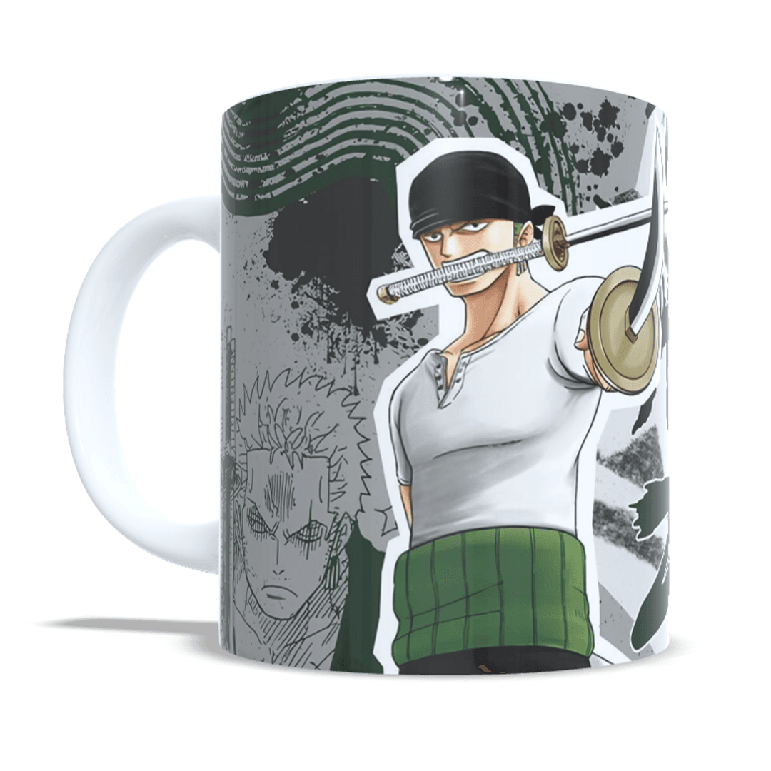Zoro One Pice Anime Printed Coffee Mug (300 ml) || ONE PICE #4