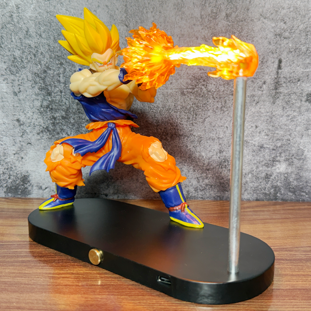 Dragon Ball Z Super Saiyan Goku Kamehameha LED Night Light Action Figure || DRAGON BALL Z
