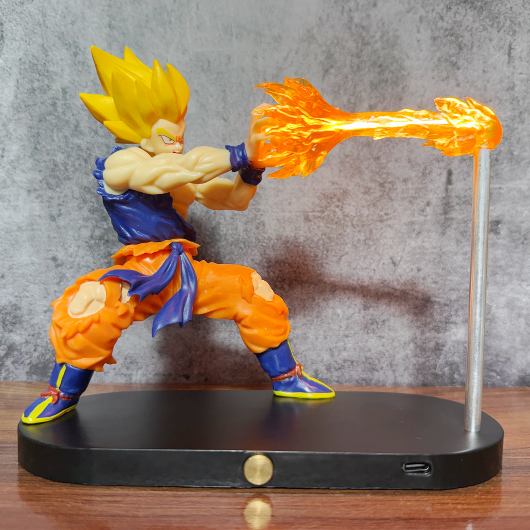Dragon Ball Z Super Saiyan Goku Kamehameha LED Night Light Action Figure || DRAGON BALL Z