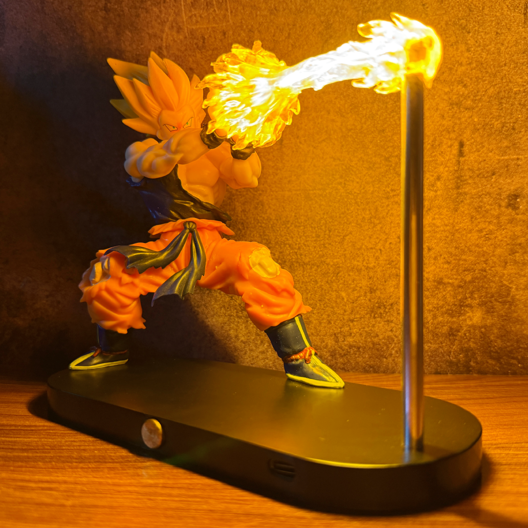 Dragon Ball Z Super Saiyan Goku Kamehameha LED Night Light Action Figure || DRAGON BALL Z