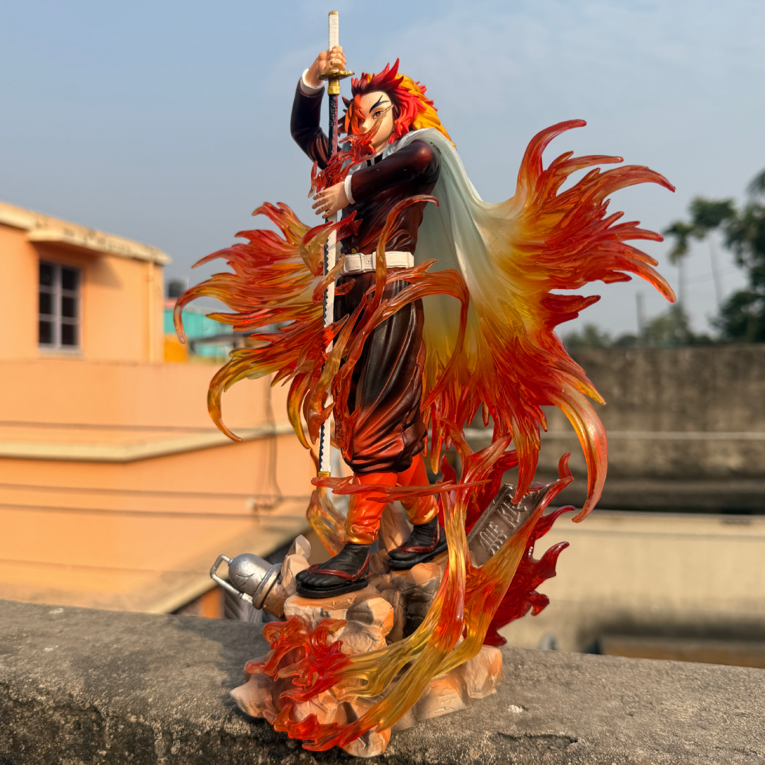Demon Slayer Kyojuro Rengoku Flame Hashira Premium Action Figure PVC [ 31 CM ] || DEMON SLAYER