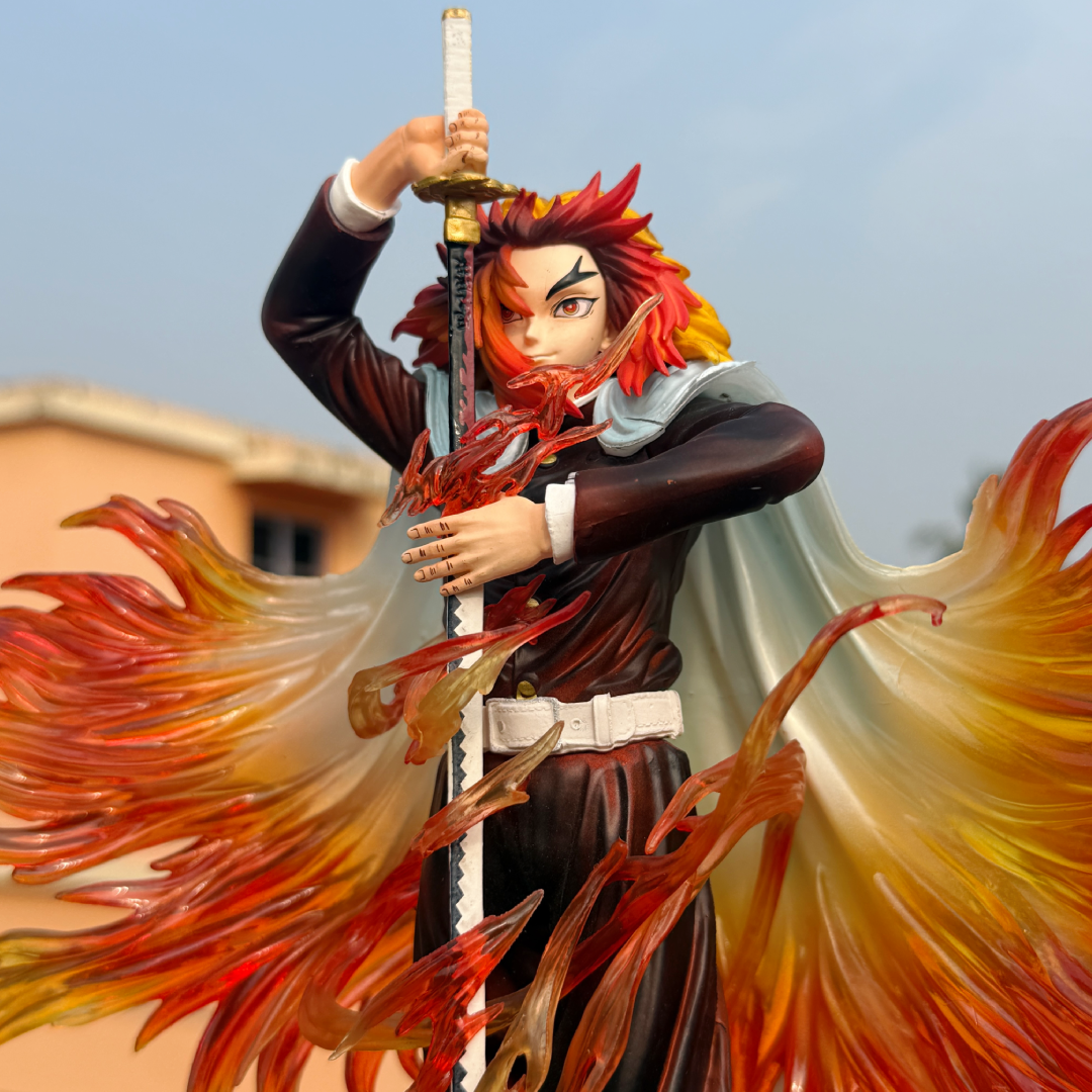 Demon Slayer Kyojuro Rengoku Flame Hashira Premium Action Figure PVC [ 31 CM ] || DEMON SLAYER