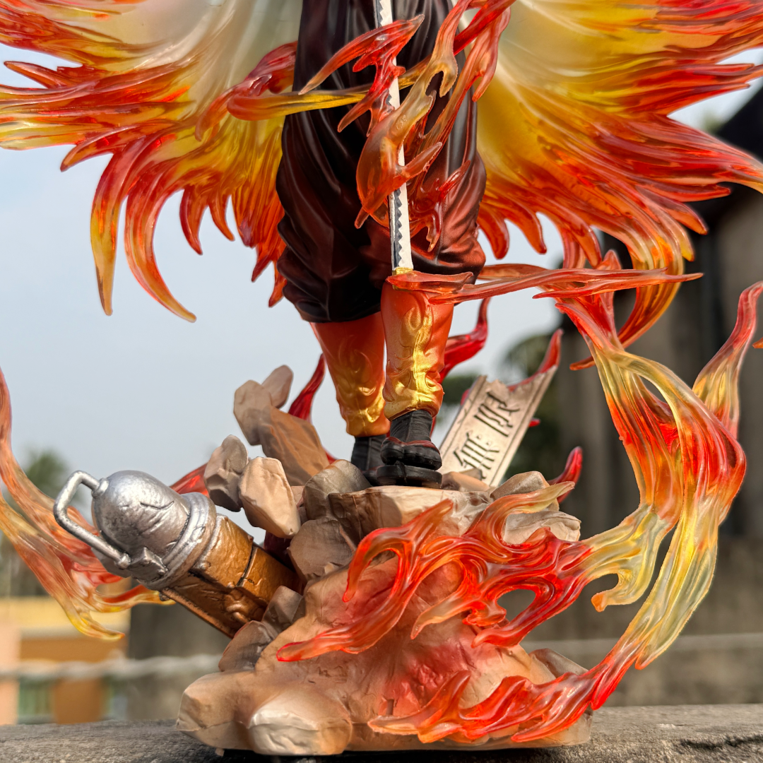 Demon Slayer Kyojuro Rengoku Flame Hashira Premium Action Figure PVC [ 31 CM ] || DEMON SLAYER