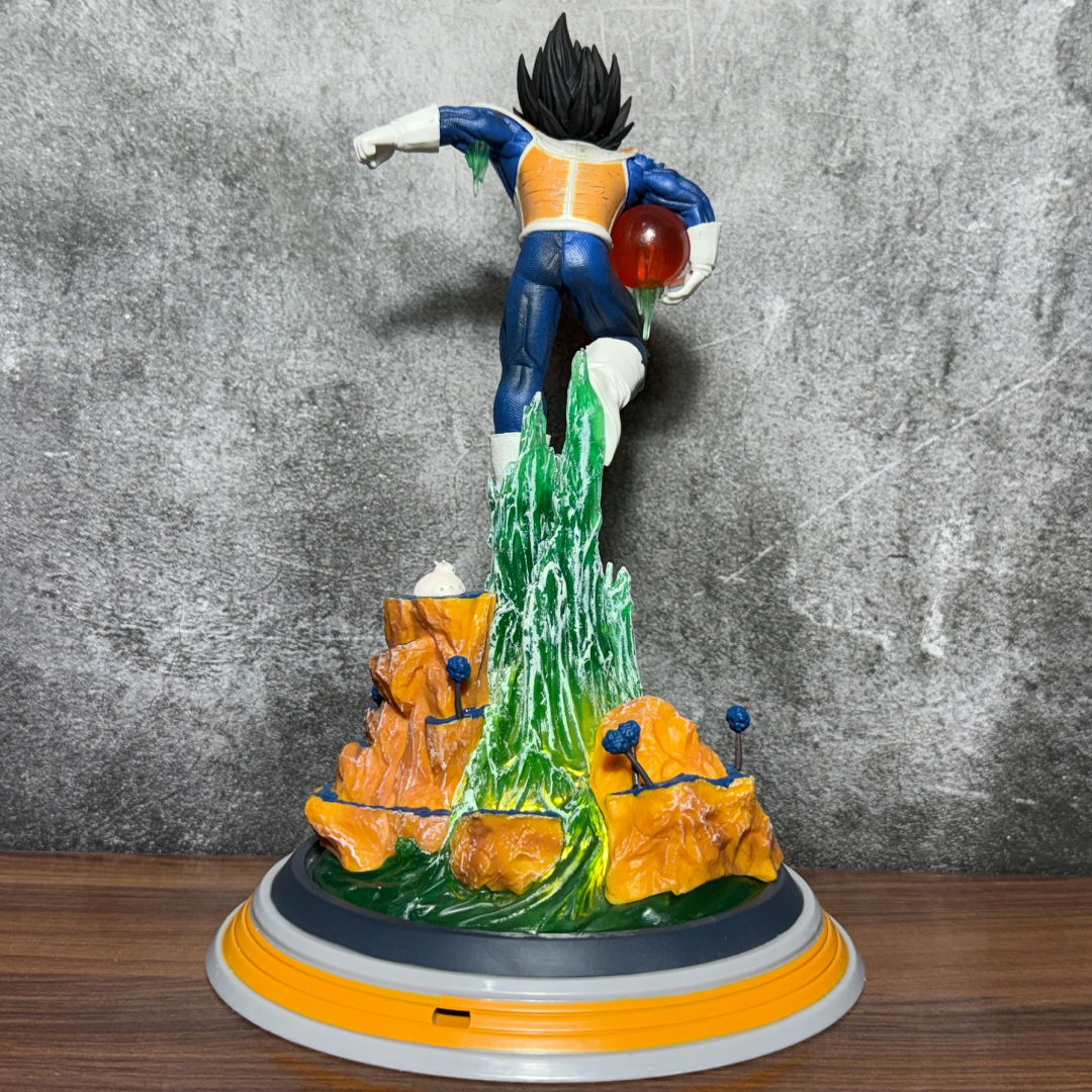 Dragon Ball Vegeta Namek Saga With LED Base Battle Attack Form Action Figure PVC [ 25 CM ] || DRAGON BALL Z