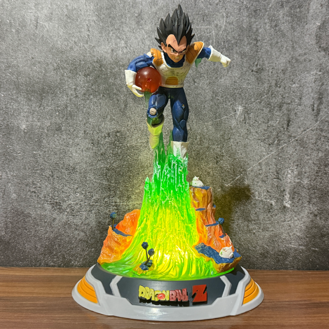 Dragon Ball Vegeta Namek Saga With LED Base Battle Attack Form Action Figure PVC [ 25 CM ] || DRAGON BALL Z