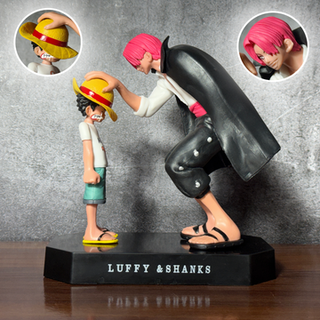 One Piece Luffy & Shanks Iconic Farewell Scene Action Figure PVC [ 19 CM ] || ONE PIECE