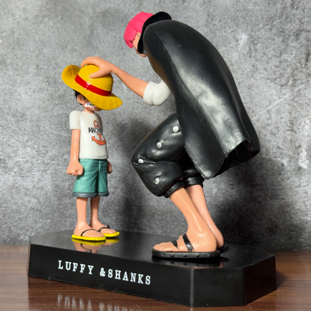 One Piece Luffy & Shanks Iconic Farewell Scene Action Figure PVC [ 19 CM ] || ONE PIECE