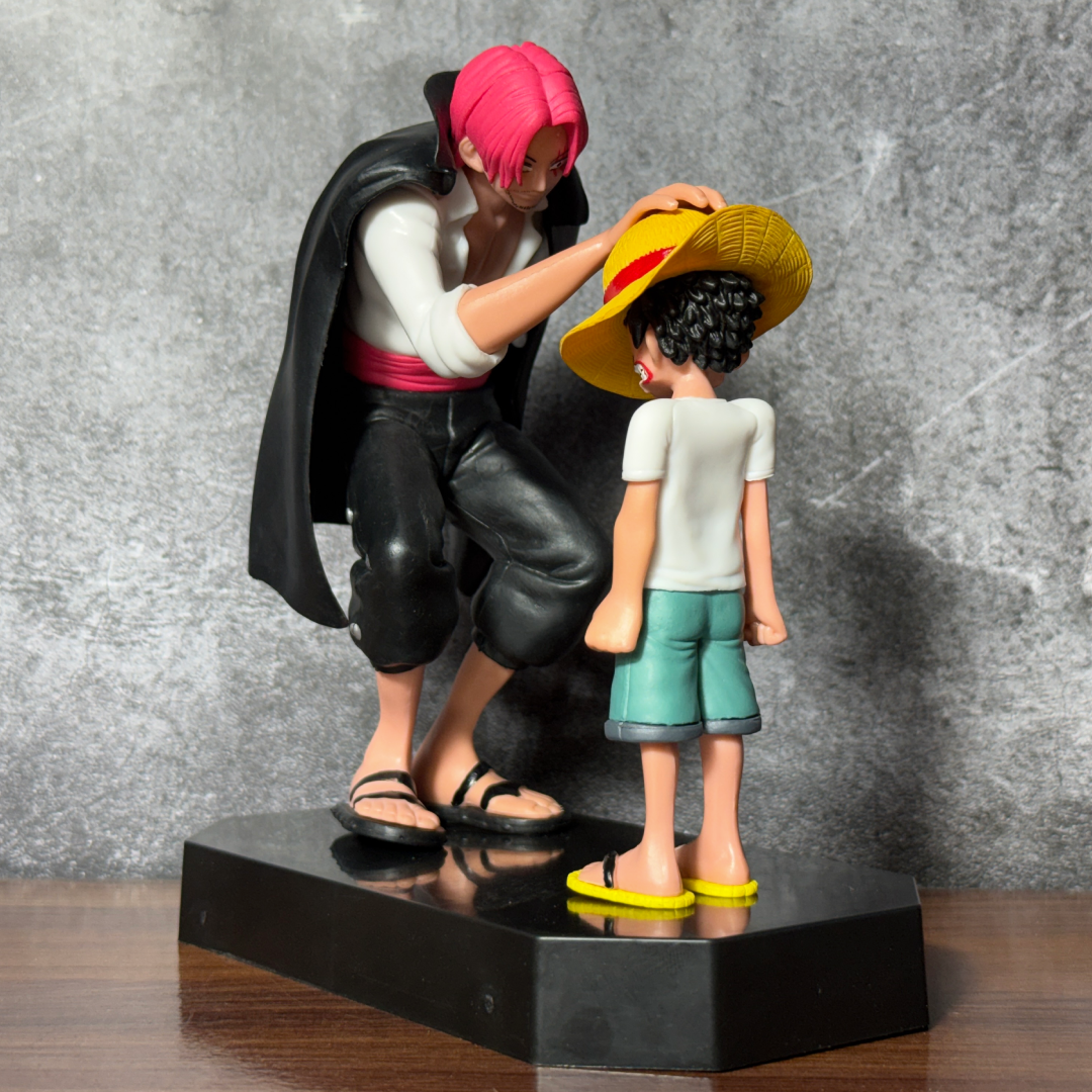 One Piece Luffy & Shanks Iconic Farewell Scene Action Figure PVC [ 19 CM ] || ONE PIECE