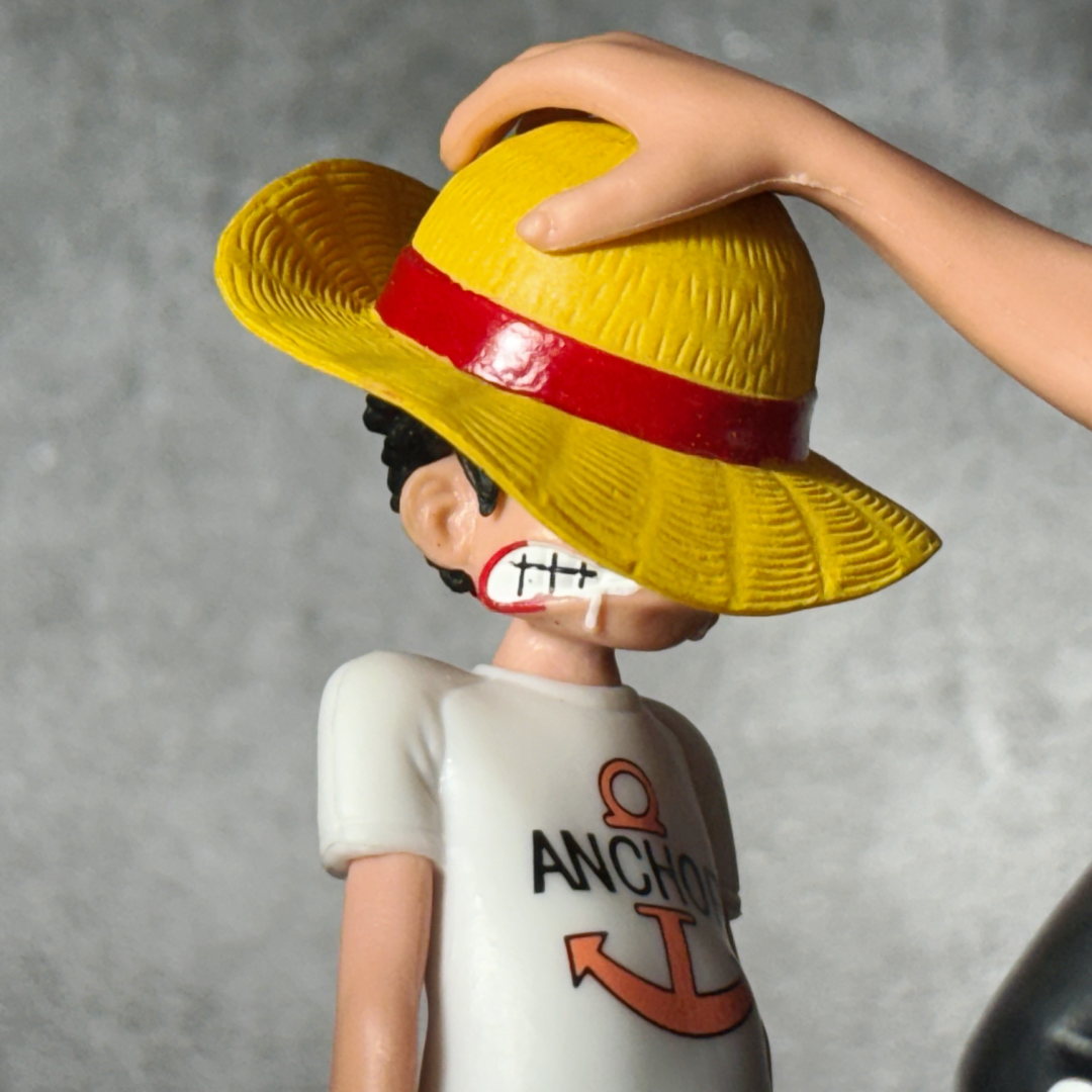 One Piece Luffy & Shanks Iconic Farewell Scene Action Figure PVC [ 19 CM ] || ONE PIECE