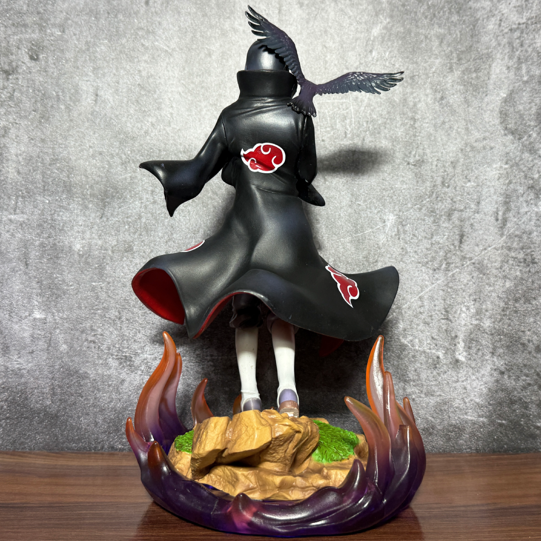 Naruto Shippuden Itachi Uchiha Akatsuki Crow Summoning Statue Limited Edition Action Figure PVC [ 30 CM ] || NARUTO