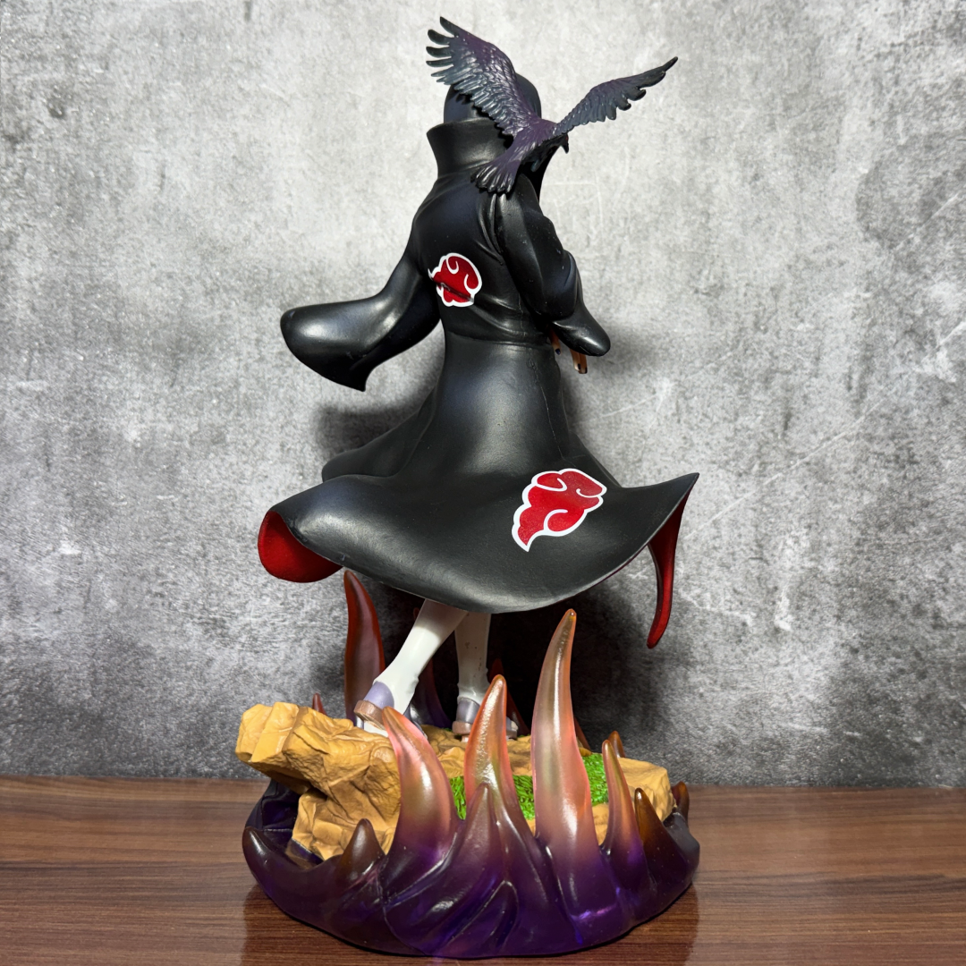 Naruto Shippuden Itachi Uchiha Akatsuki Crow Summoning Statue Limited Edition Action Figure PVC [ 30 CM ] || NARUTO