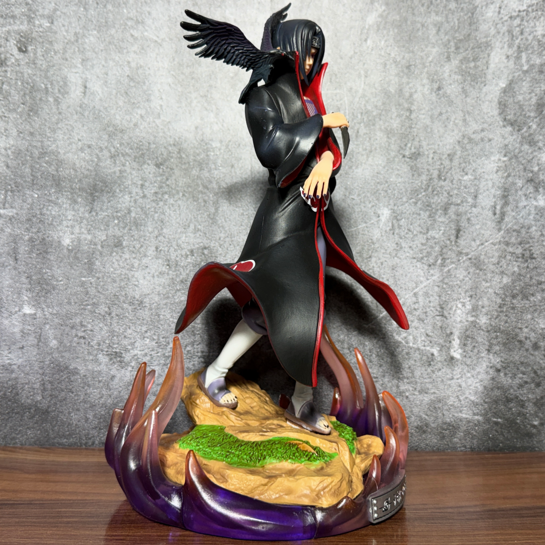 Naruto Shippuden Itachi Uchiha Akatsuki Crow Summoning Statue Limited Edition Action Figure PVC [ 30 CM ] || NARUTO