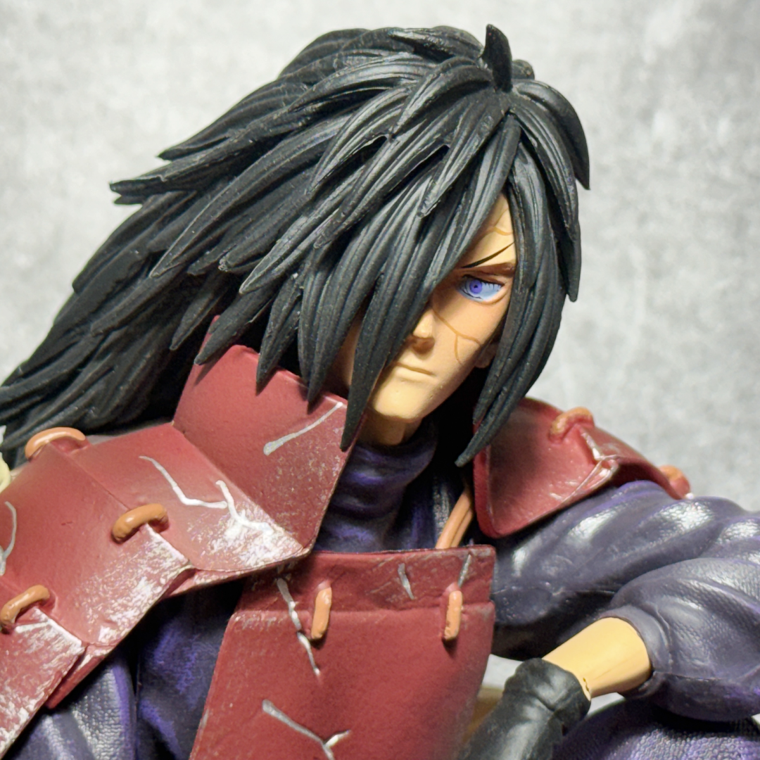 Naruto Shippuden Madara Uchiha With Gunbai & Scythe Action Figure PVC [ 28 CM ] || NARUTO