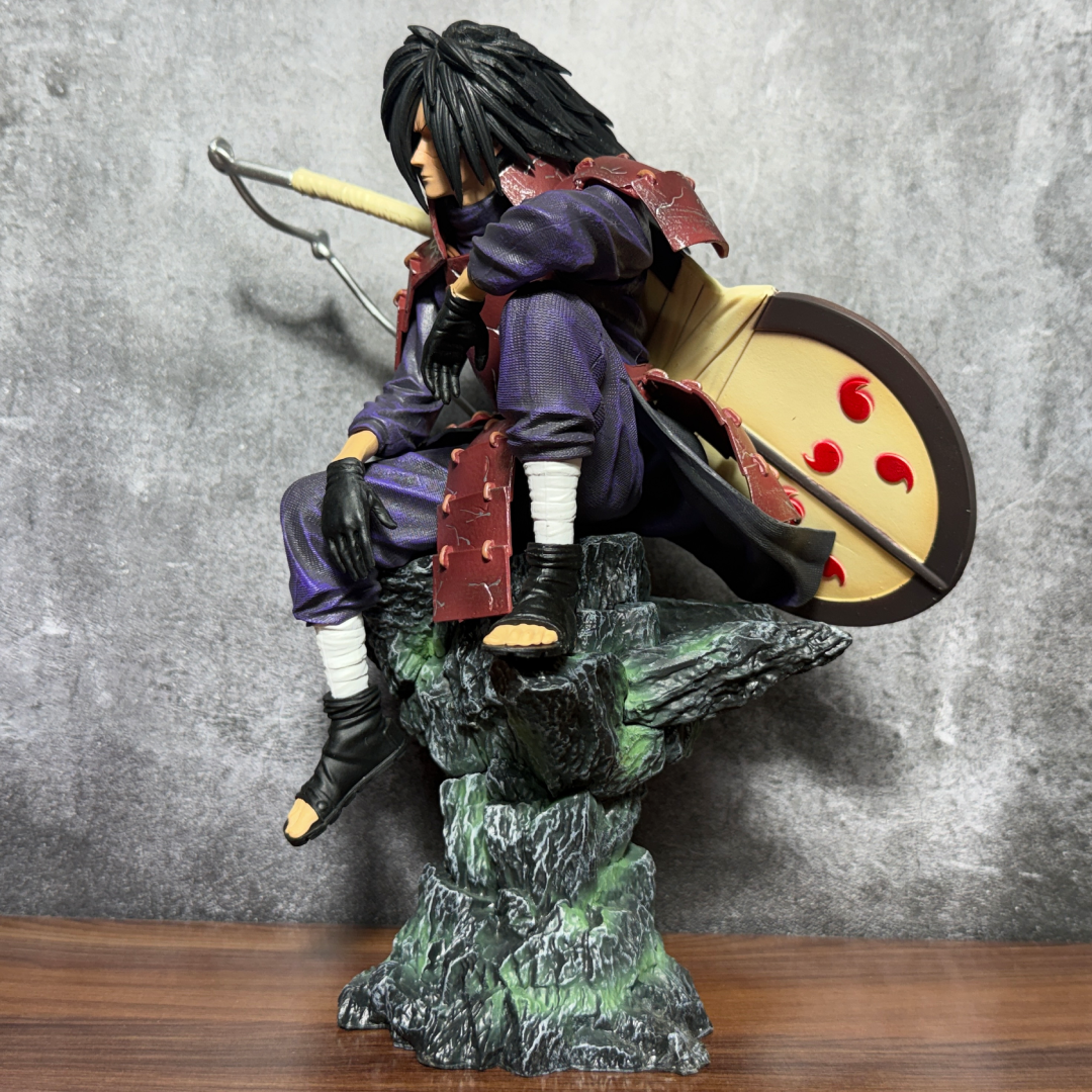 Naruto Shippuden Madara Uchiha With Gunbai & Scythe Action Figure PVC [ 28 CM ] || NARUTO