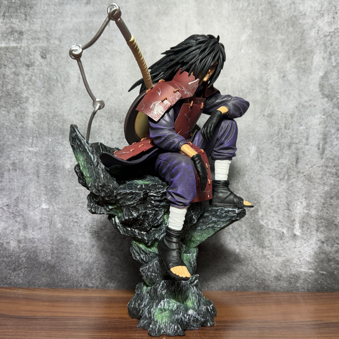 Naruto Shippuden Madara Uchiha With Gunbai & Scythe Action Figure PVC [ 28 CM ] || NARUTO