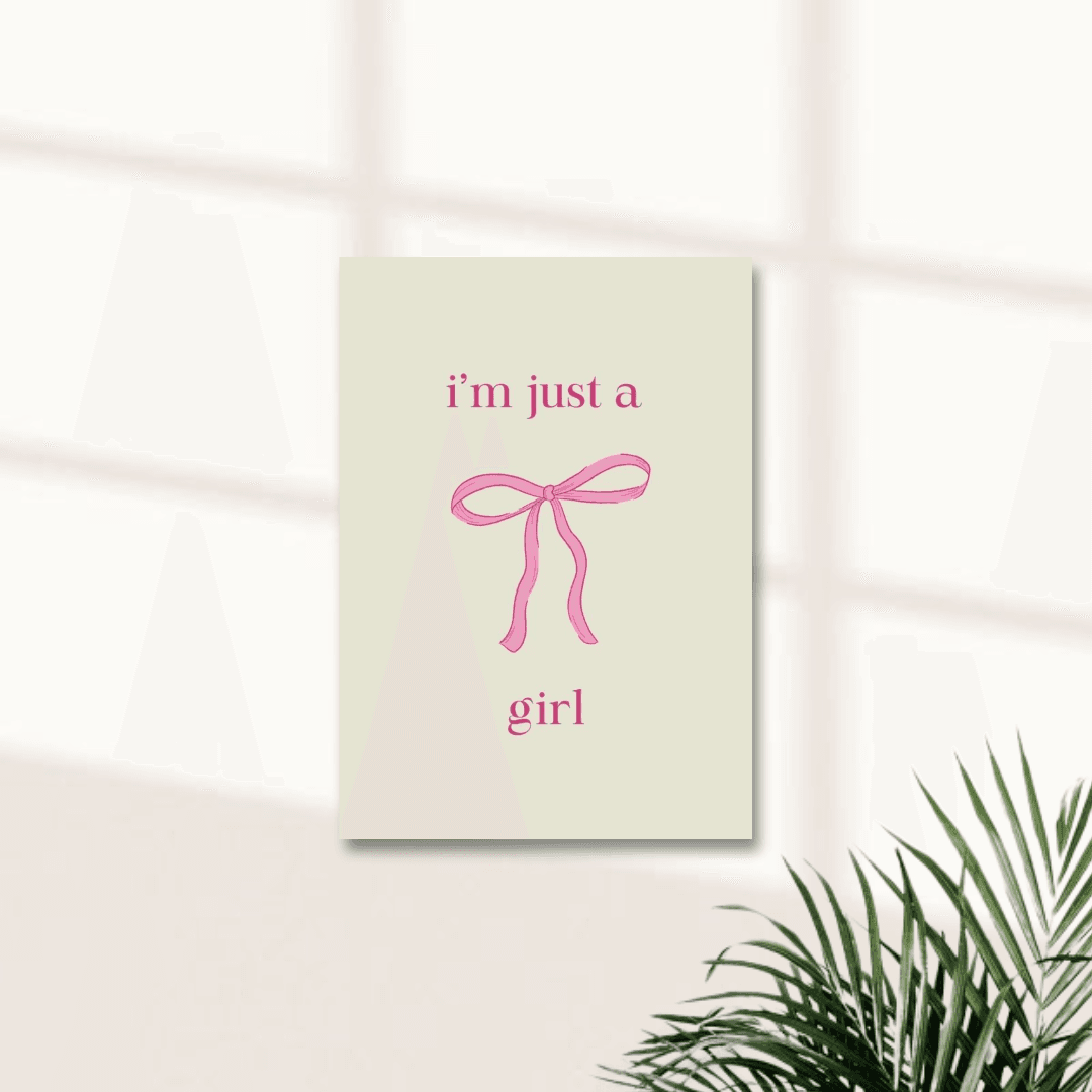 GIRLS AESTHETIC WALL POSTER || PINK || AESTHETIC POSTER #2