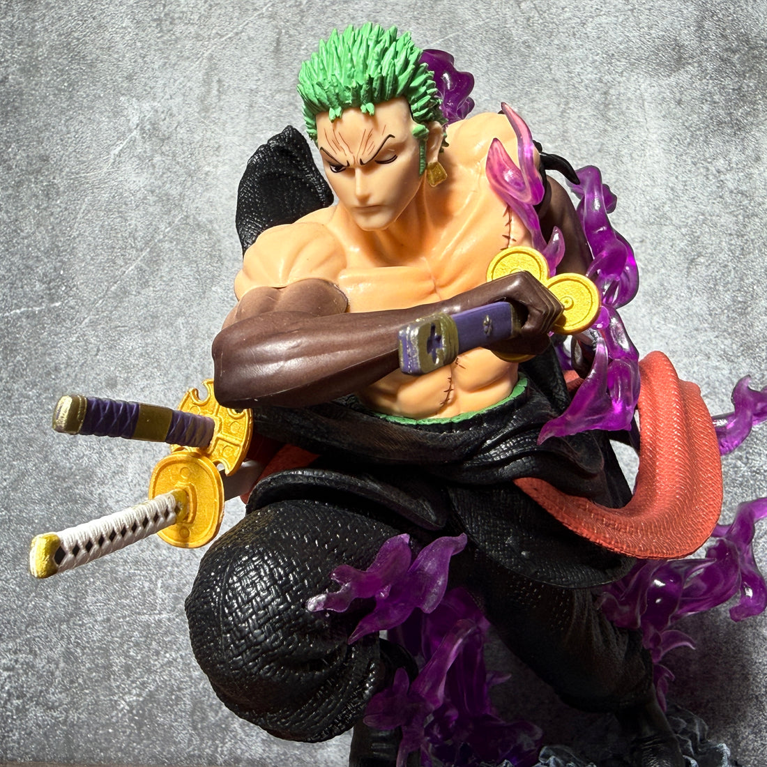 One Piece Roronoa Zoro "Enma Unleashed" Battle Wano Arc Premium PVC Action Figure with Haki Effects || ONE PIECE