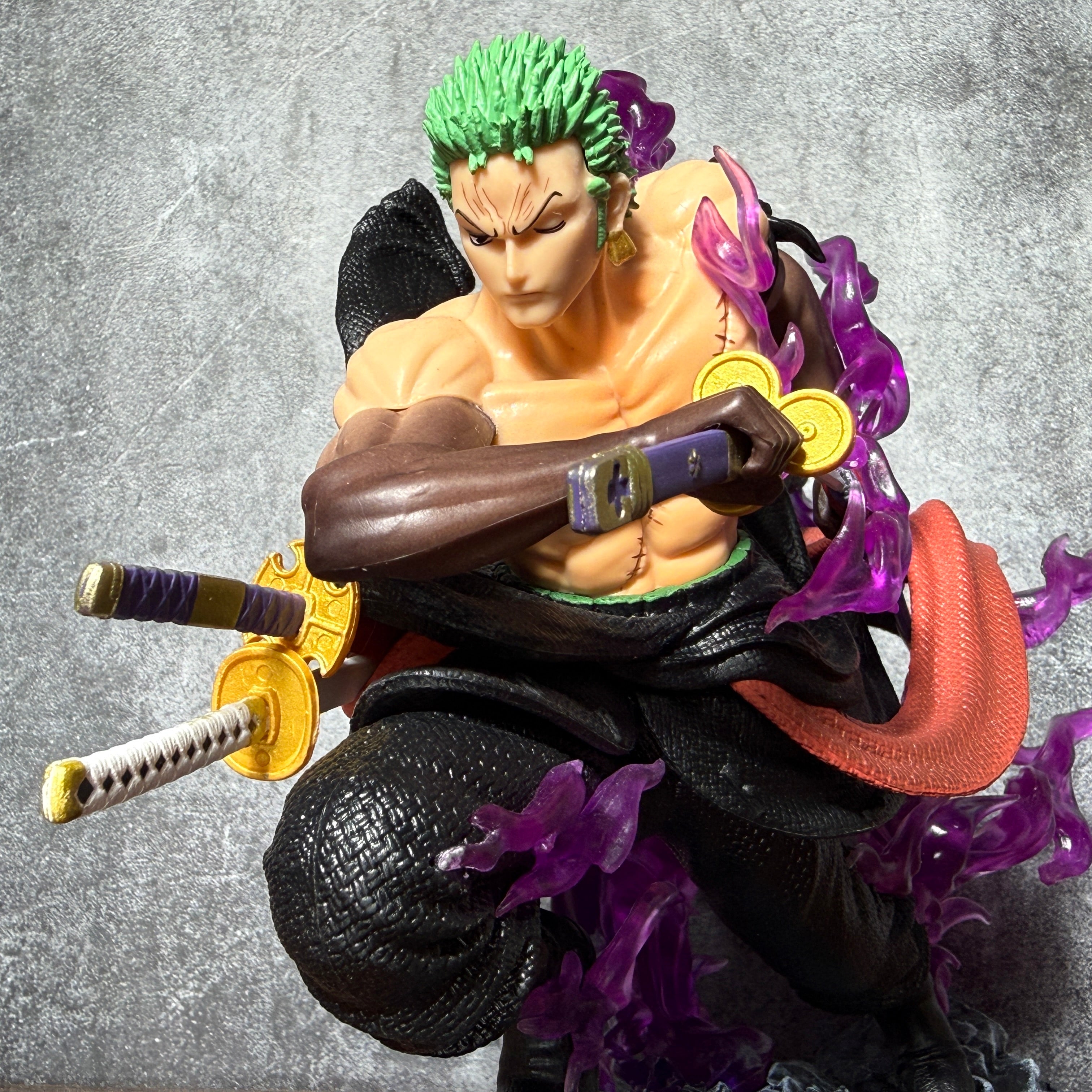 One Piece Roronoa Zoro "Enma Unleashed" Battle Wano Arc Premium PVC Action Figure with Haki Effects || ONE PIECE