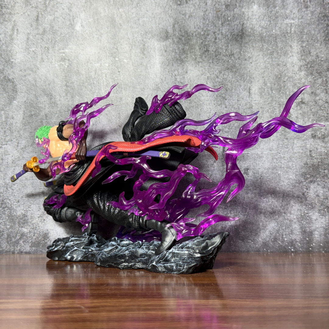 One Piece Roronoa Zoro "Enma Unleashed" Battle Wano Arc Premium PVC Action Figure with Haki Effects || ONE PIECE