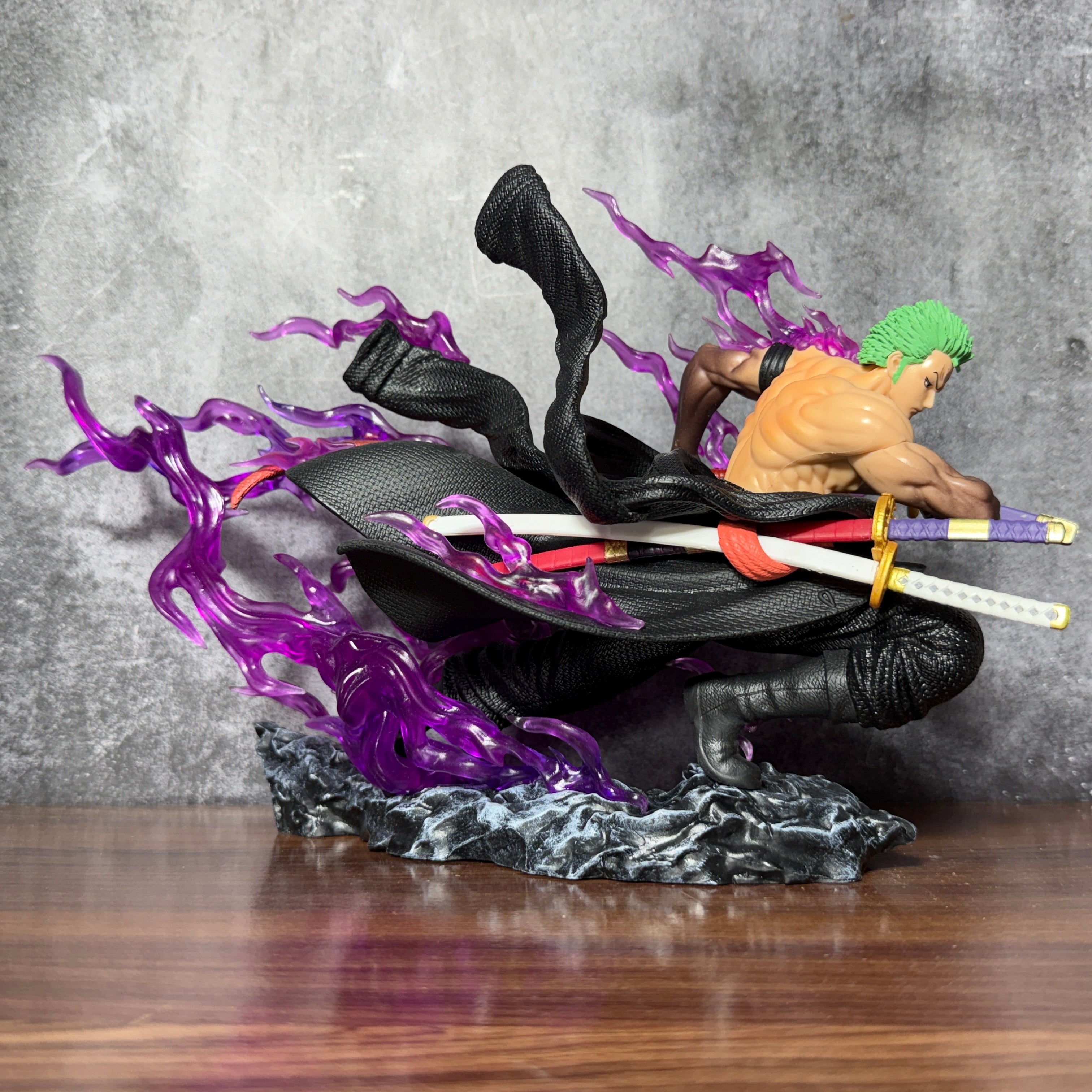 One Piece Roronoa Zoro "Enma Unleashed" Battle Wano Arc Premium PVC Action Figure with Haki Effects || ONE PIECE