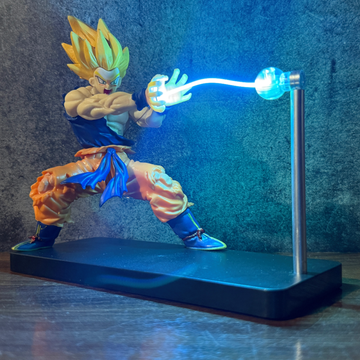 Dragon Ball Z Goku Kamehameha Magnetic Night Light || LED Anime Desk Lamp & Action Figure || DRAGON BALL Z
