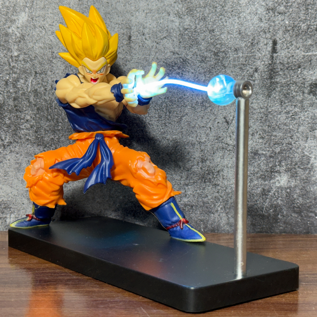 Dragon Ball Z Goku Kamehameha Magnetic Night Light || LED Anime Desk Lamp & Action Figure || DRAGON BALL Z