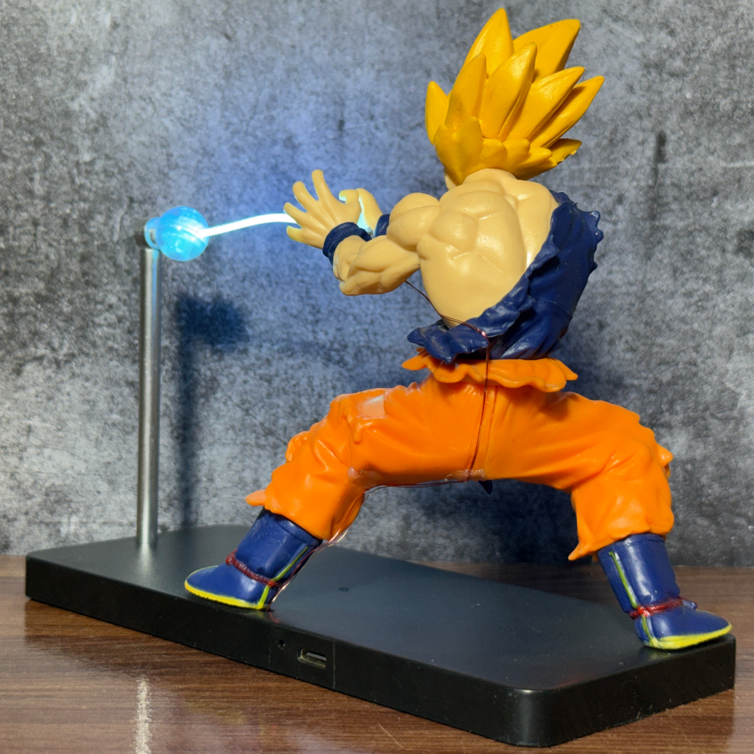 Dragon Ball Z Goku Kamehameha Magnetic Night Light || LED Anime Desk Lamp & Action Figure || DRAGON BALL Z