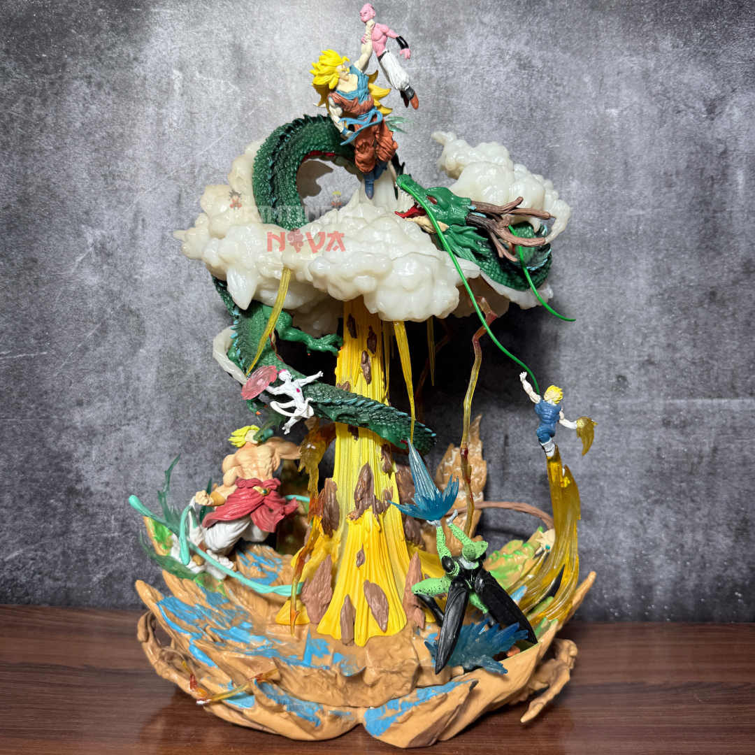 Dragon Ball Z "Ultimate Battle" Goku & Shenron vs. All Villains Premium Limited Edition PVC Action figure [ 40 CM ] || DRAGON BALL Z