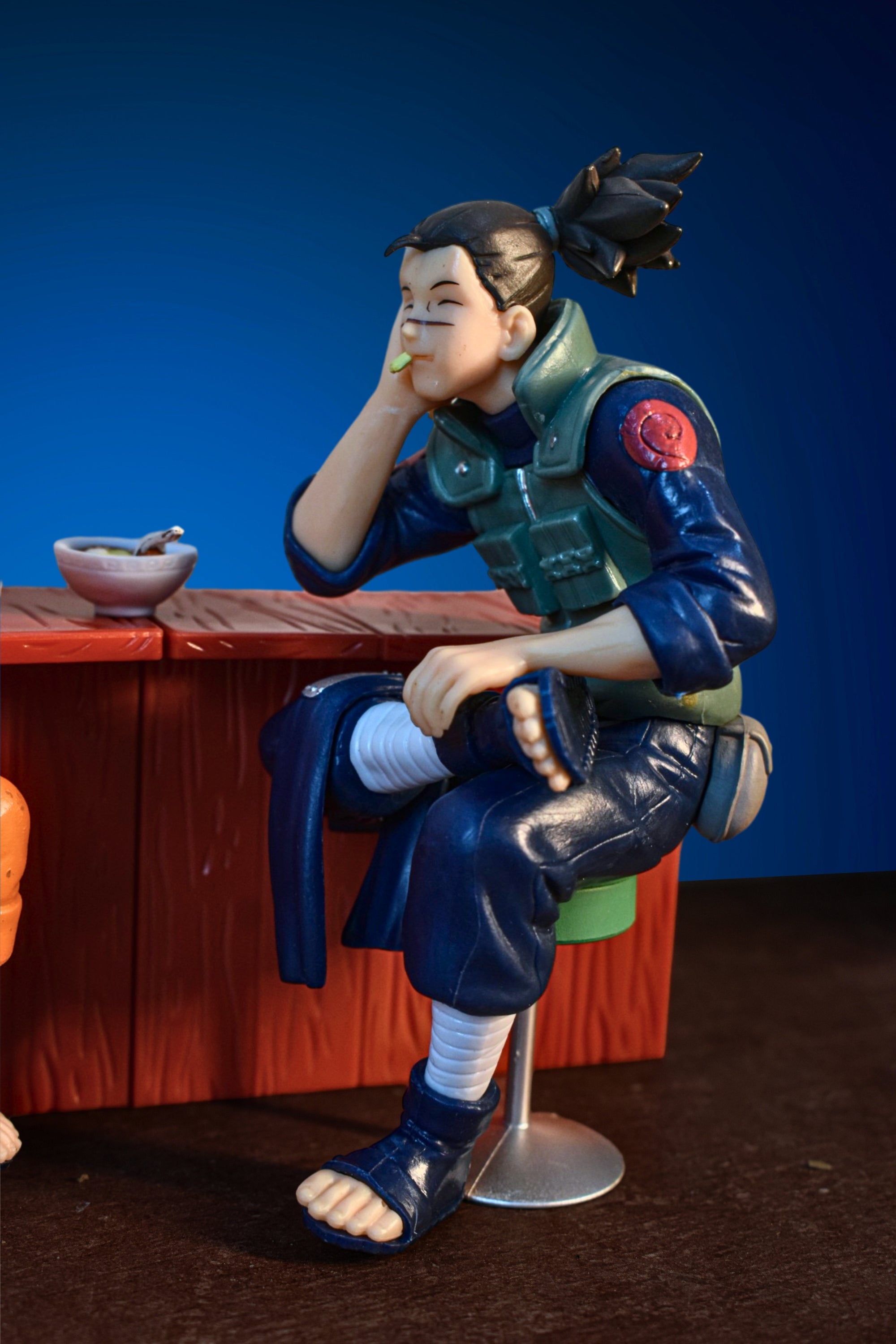 Naruto & Iruka Sensei "Ramen Time" at Ichiraku Collectible Premium PVC Action Figure Set || NARUTO