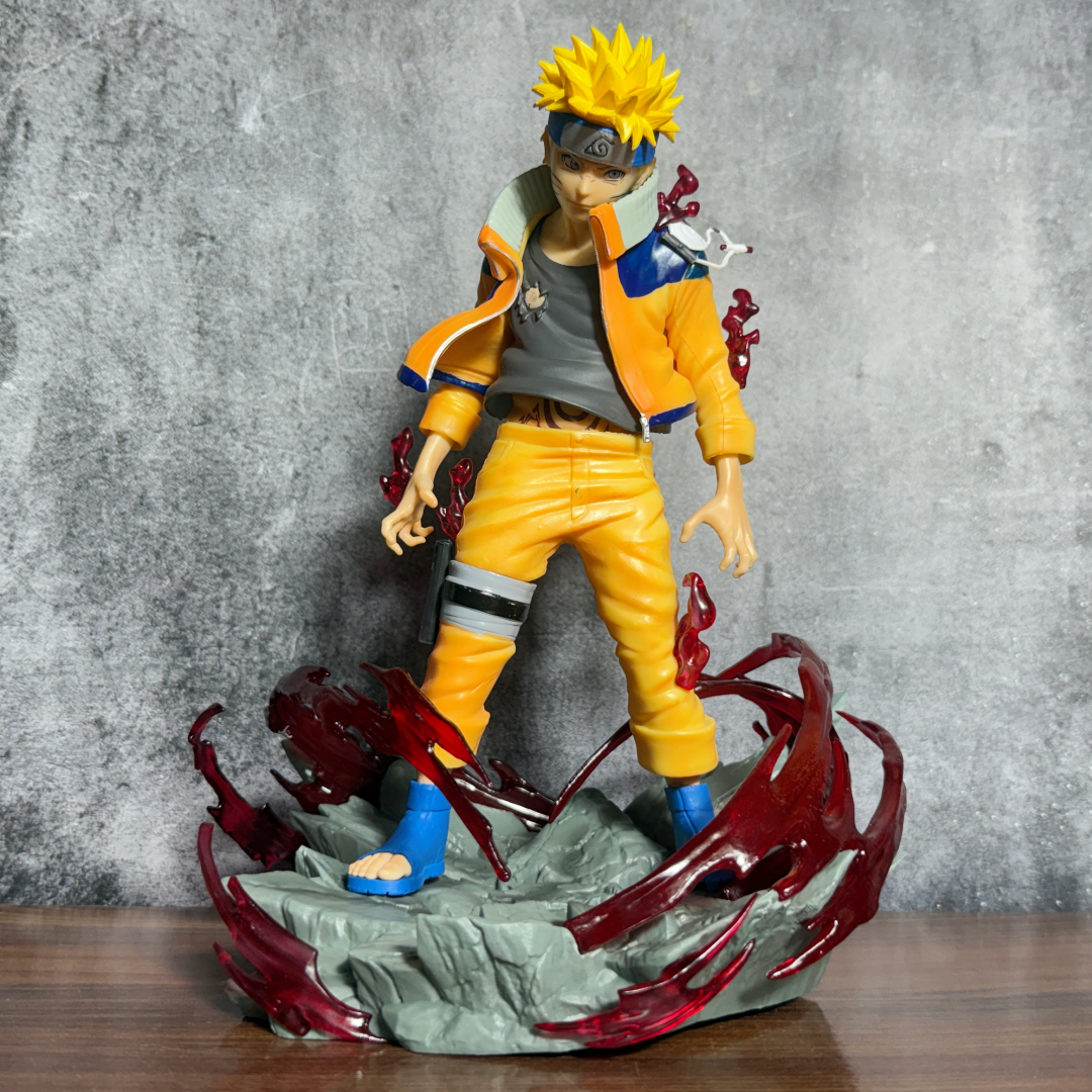 Naruto Uzumaki Rasengan || Nine-Tails Chakra Base Statue Action Figure PVC [ 24 CM ] || NARUTO