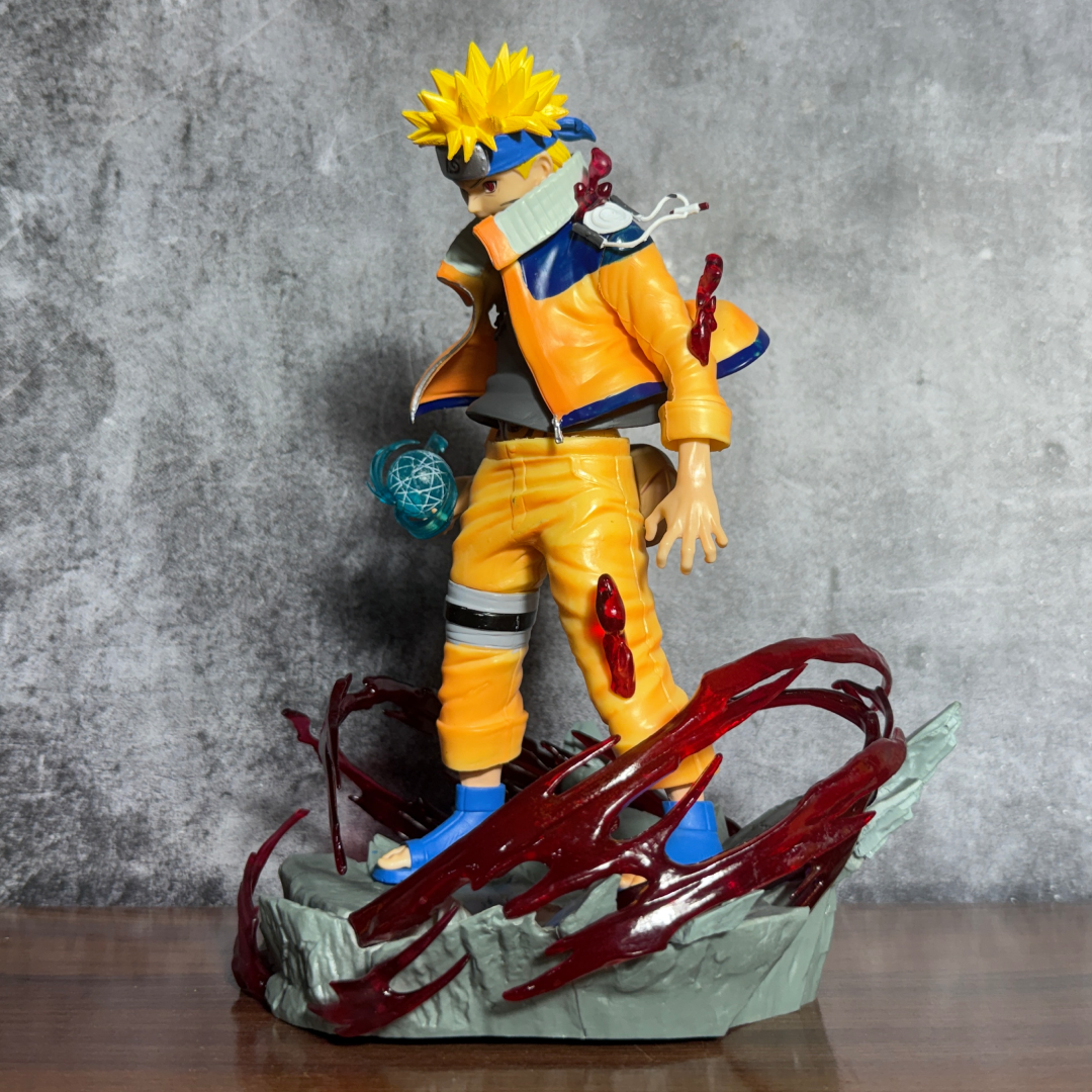 Naruto Uzumaki Rasengan || Nine-Tails Chakra Base Statue Action Figure PVC [ 24 CM ] || NARUTO