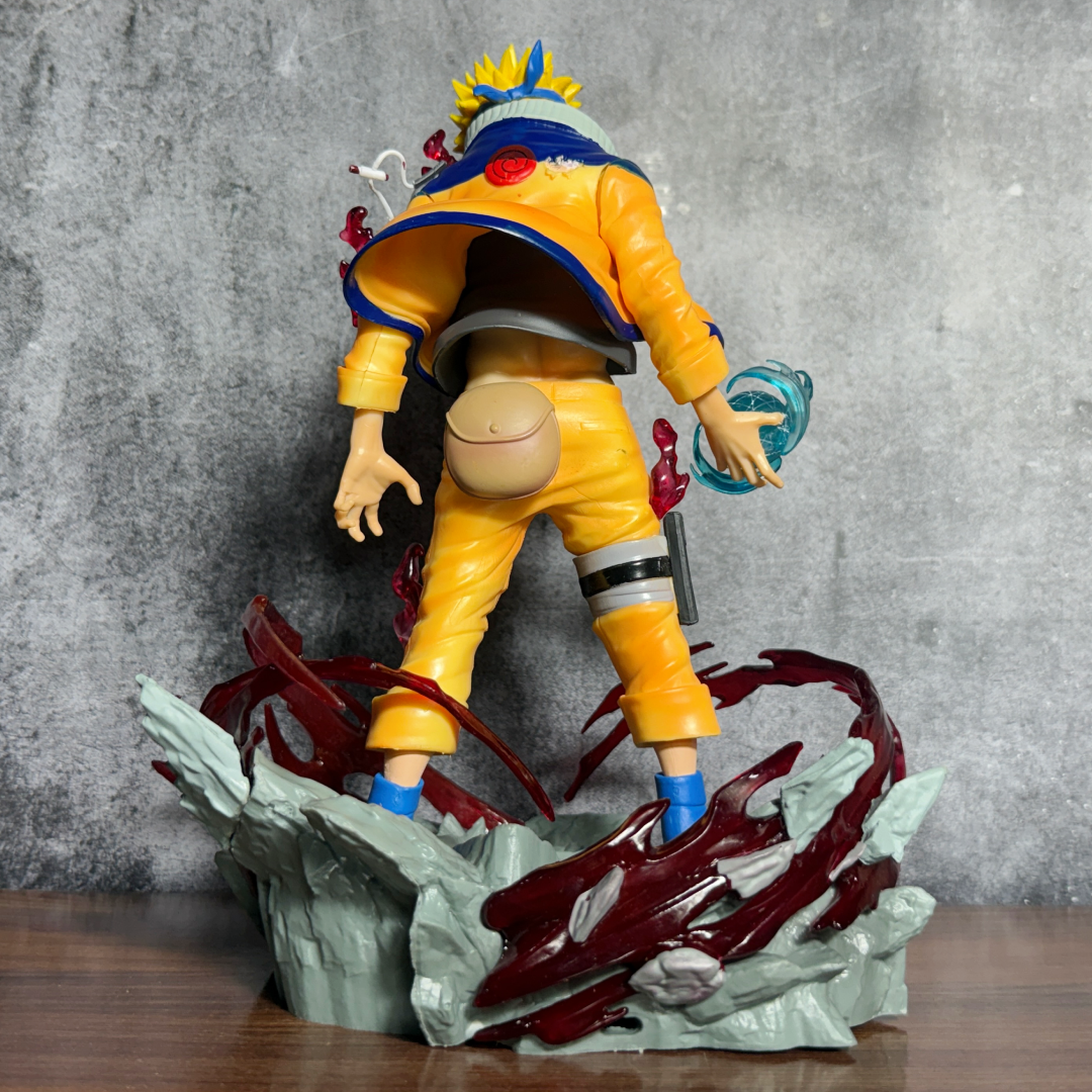 Naruto Uzumaki Rasengan || Nine-Tails Chakra Base Statue Action Figure PVC [ 24 CM ] || NARUTO