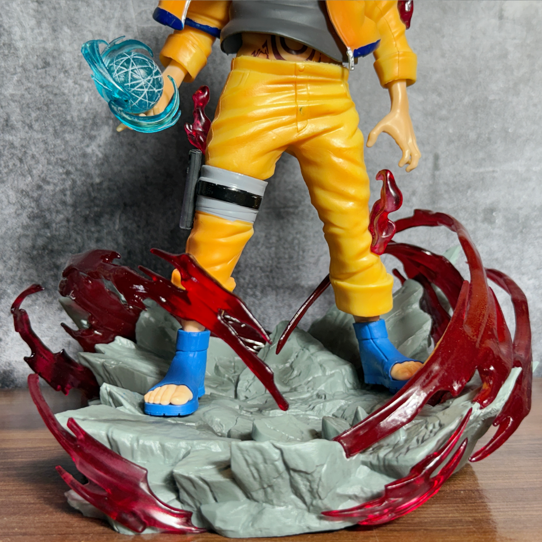 Naruto Uzumaki Rasengan || Nine-Tails Chakra Base Statue Action Figure PVC [ 24 CM ] || NARUTO
