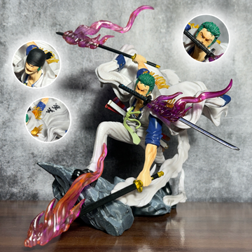 Roronoa Zoro Three-Sword Style Marine Admiral Suit Premium PVC Action Figure || ONE PIECE