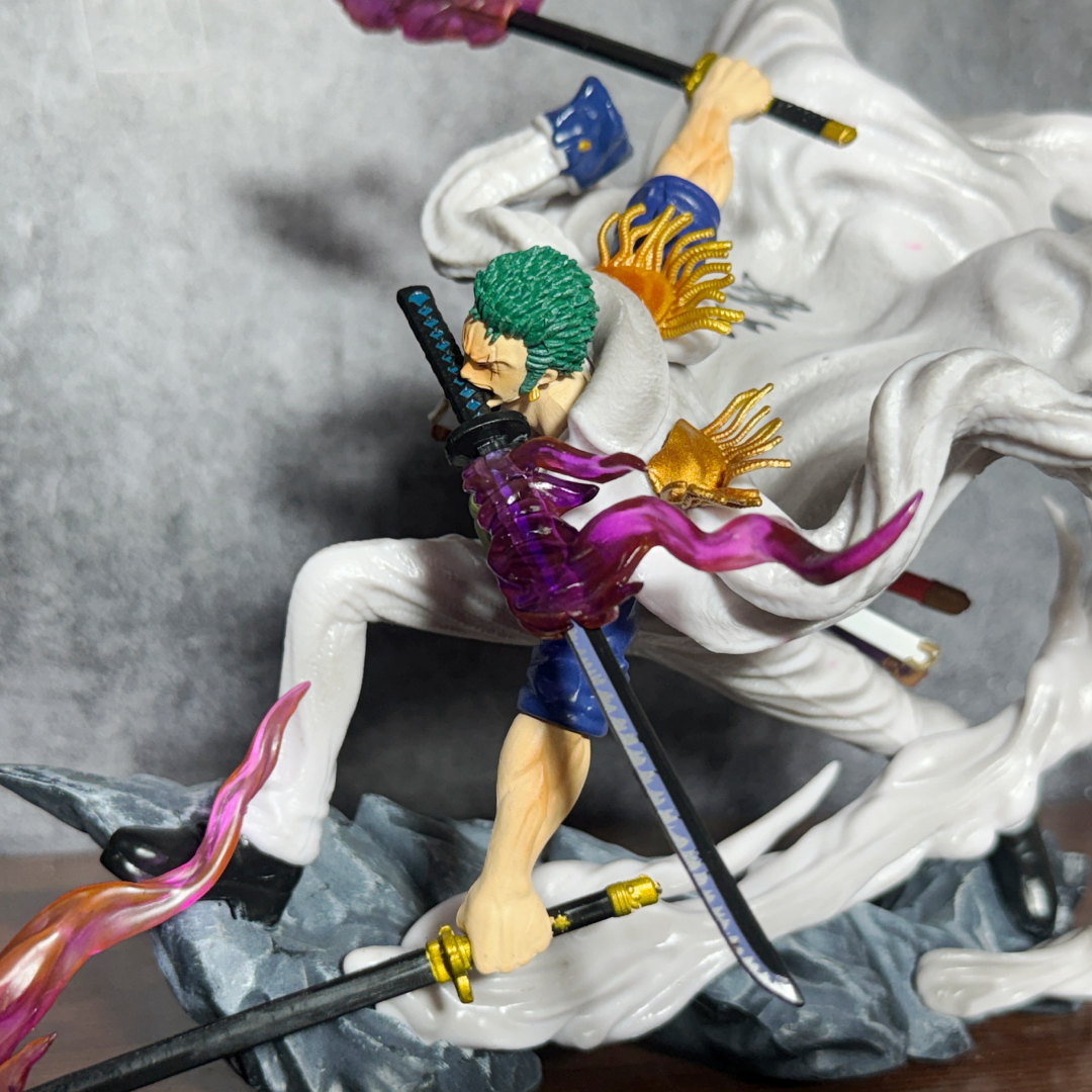 Roronoa Zoro Three-Sword Style Marine Admiral Suit Premium PVC Action Figure || ONE PIECE