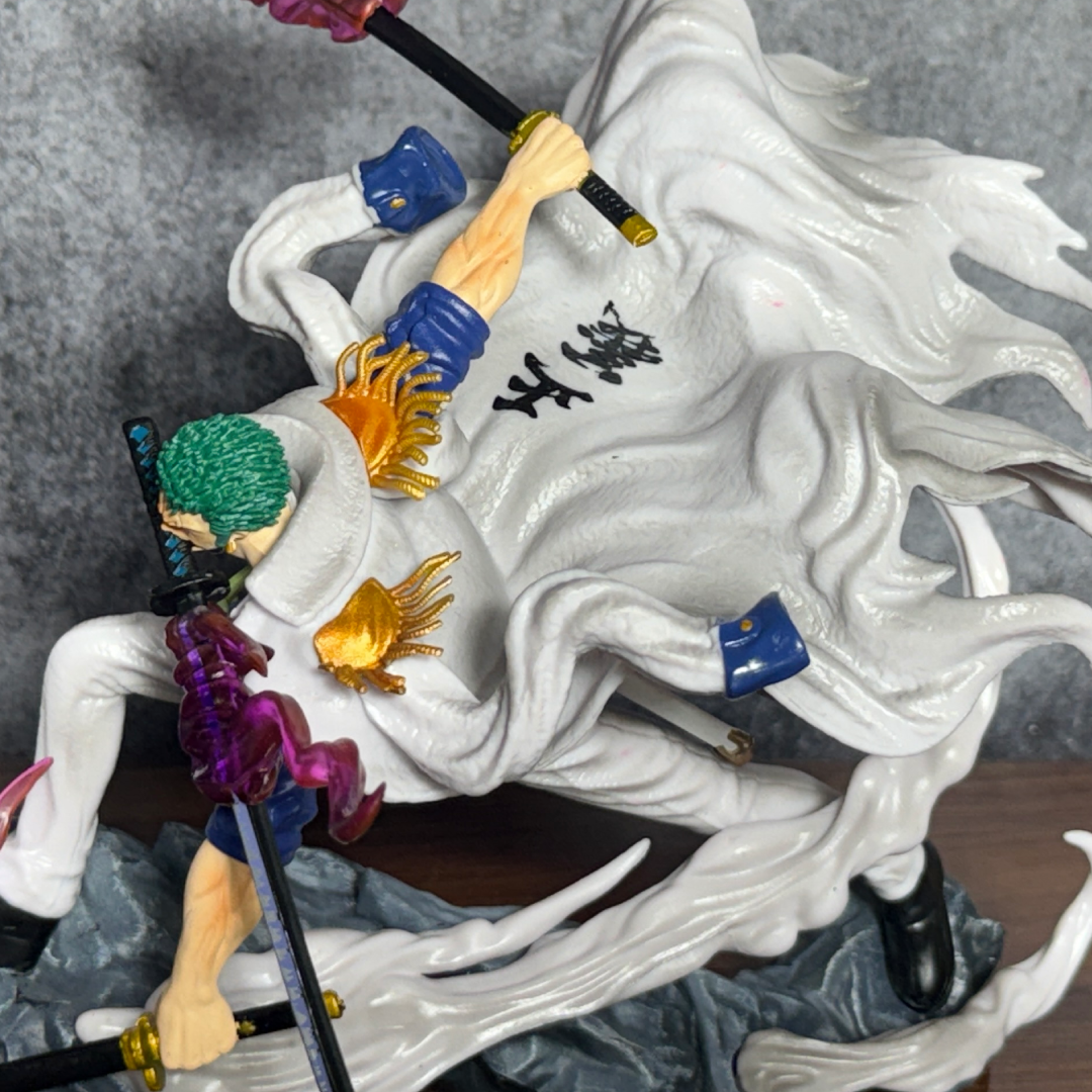Roronoa Zoro Three-Sword Style Marine Admiral Suit Premium PVC Action Figure || ONE PIECE
