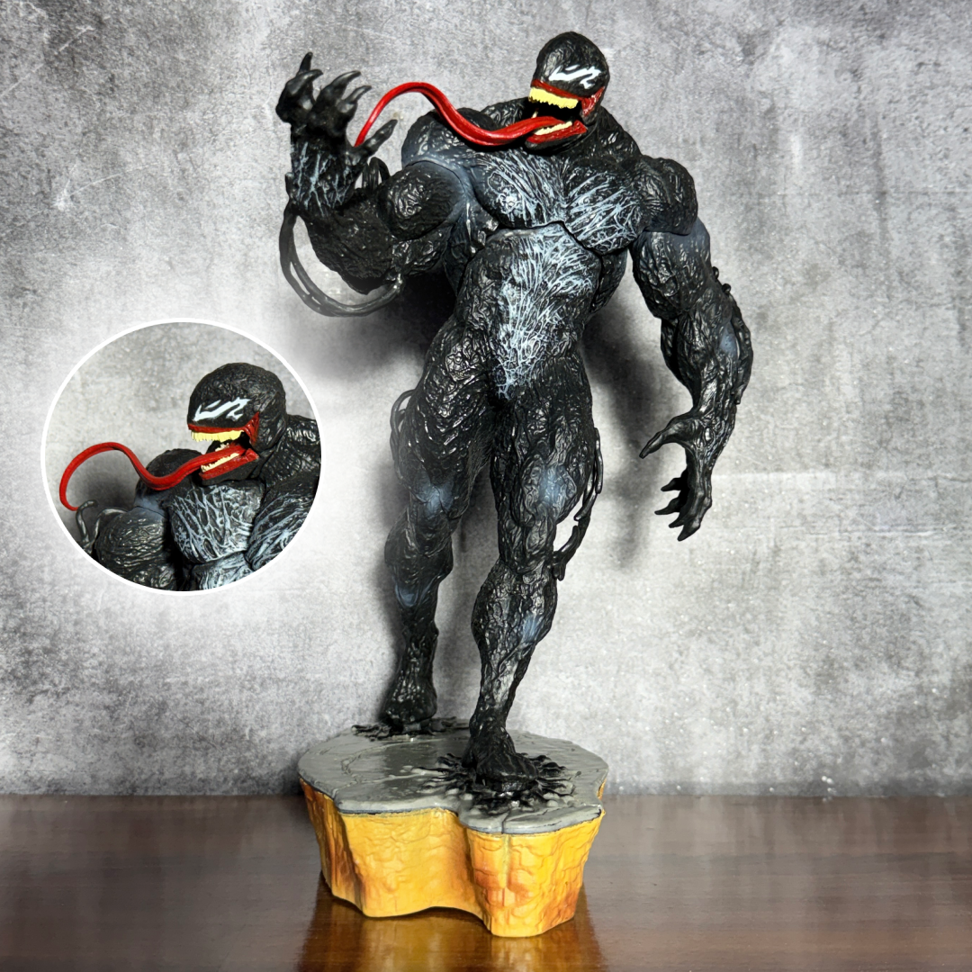Marvel Comics Venom Symbiote Monster Poseable Statue Premium Action Figure PVC [ 30 CM ] || MARVEL