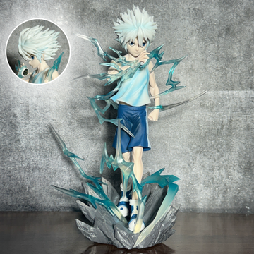 Hunter x Hunter Killua Zoldyck Godspeed Translucent Lightning Aura Diorama Action Figure PVC [ 24 CM ] || HUNTER X HUNTER