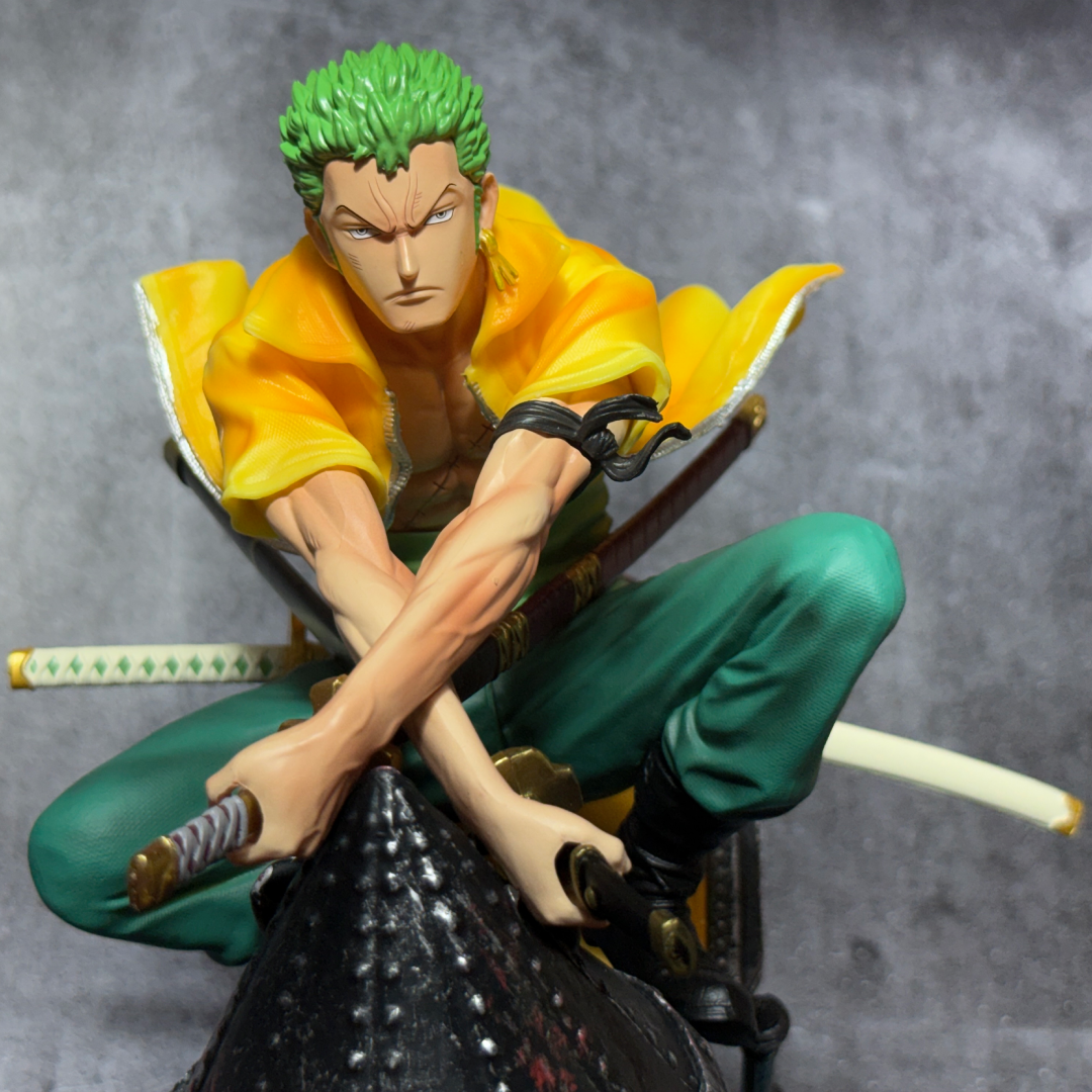 One Piece Roronoa Zoro Wano Arc Riding Rocket Man Diorama Statue Premium Limited EditionAction Figure PVC [ 27 CM ] || ONE PIECE