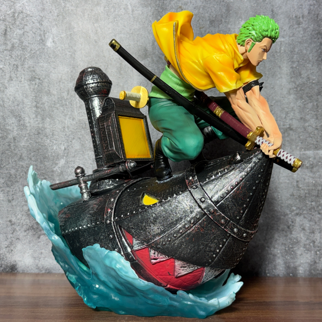 One Piece Roronoa Zoro Wano Arc Riding Rocket Man Diorama Statue Premium Limited EditionAction Figure PVC [ 27 CM ] || ONE PIECE