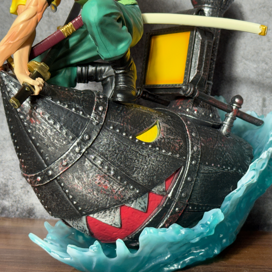 One Piece Roronoa Zoro Wano Arc Riding Rocket Man Diorama Statue Premium Limited EditionAction Figure PVC [ 27 CM ] || ONE PIECE