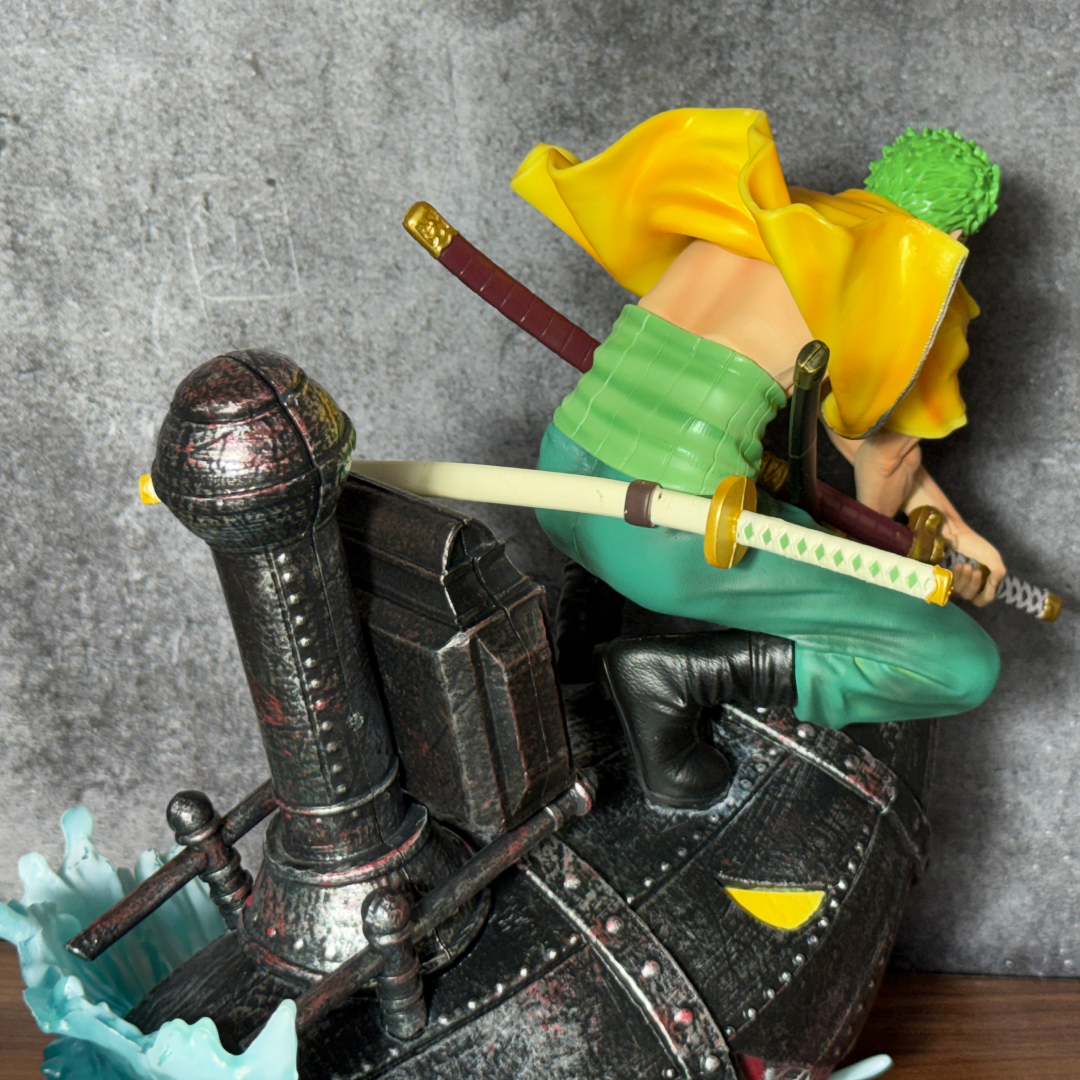 One Piece Roronoa Zoro Wano Arc Riding Rocket Man Diorama Statue Premium Limited EditionAction Figure PVC [ 27 CM ] || ONE PIECE
