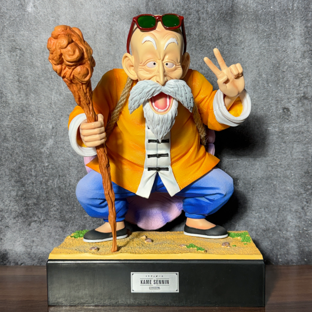 Dragon Ball Z Master Roshi (Kame Sennin) With Turtle Hermit Statue Premium Action Figure PVC [ 24 CM ] || DRAGON BALL Z