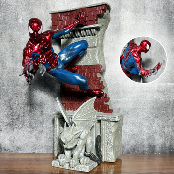 Spider-Man Venom Symbiote Poseidon || Metallic Wall-Crawler Gargoyle Premium Action Figure PVC [ 30 CM ] || MARVEL