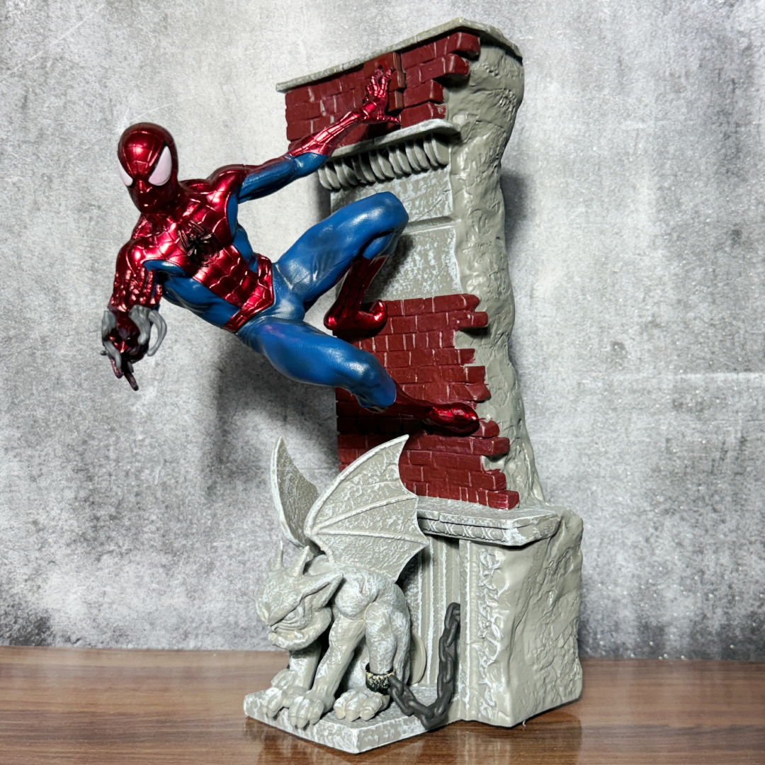 Spider-Man Venom Symbiote Poseidon || Metallic Wall-Crawler Gargoyle Premium Action Figure PVC [ 30 CM ] || MARVEL