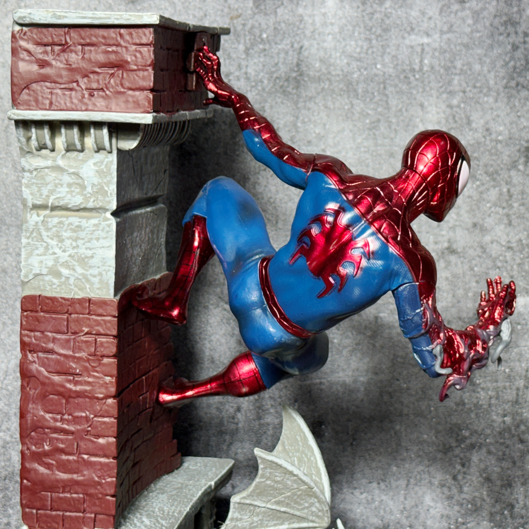 Spider-Man Venom Symbiote Poseidon || Metallic Wall-Crawler Gargoyle Premium Action Figure PVC [ 30 CM ] || MARVEL